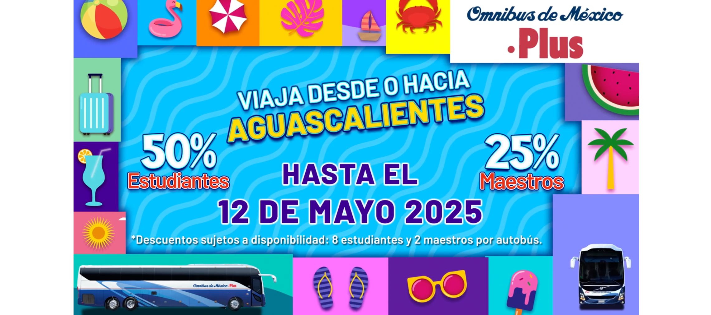 Boletos de autobus omnibus de méxico viaja esta semana santa