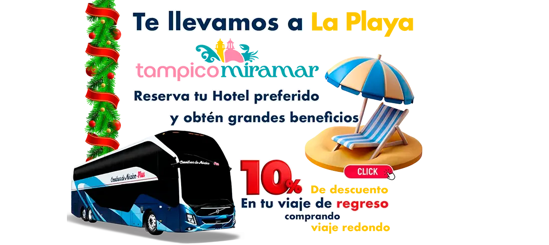 omnibus de mexico te lleva a playa miramar reserva tu hotel y obten grandes beneficios