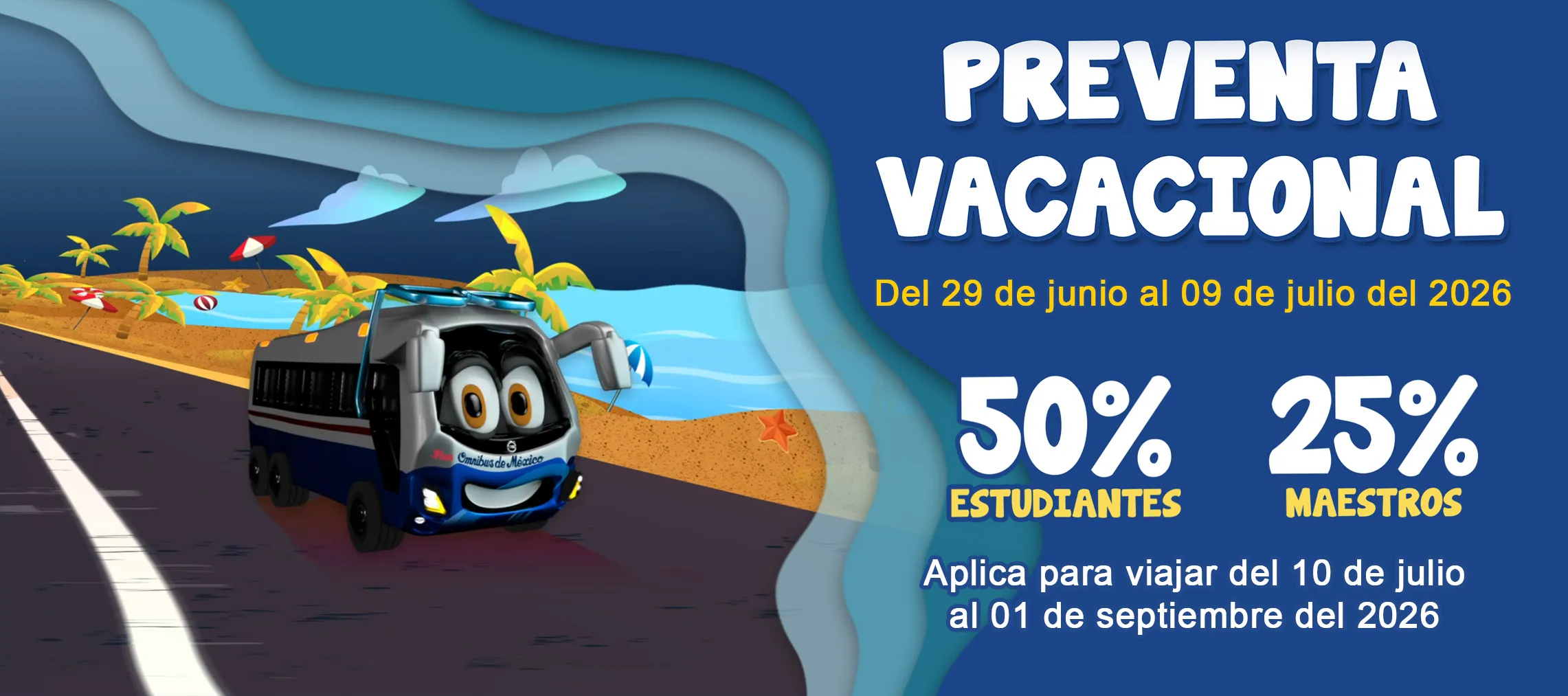 preventa vacacional junio 2026