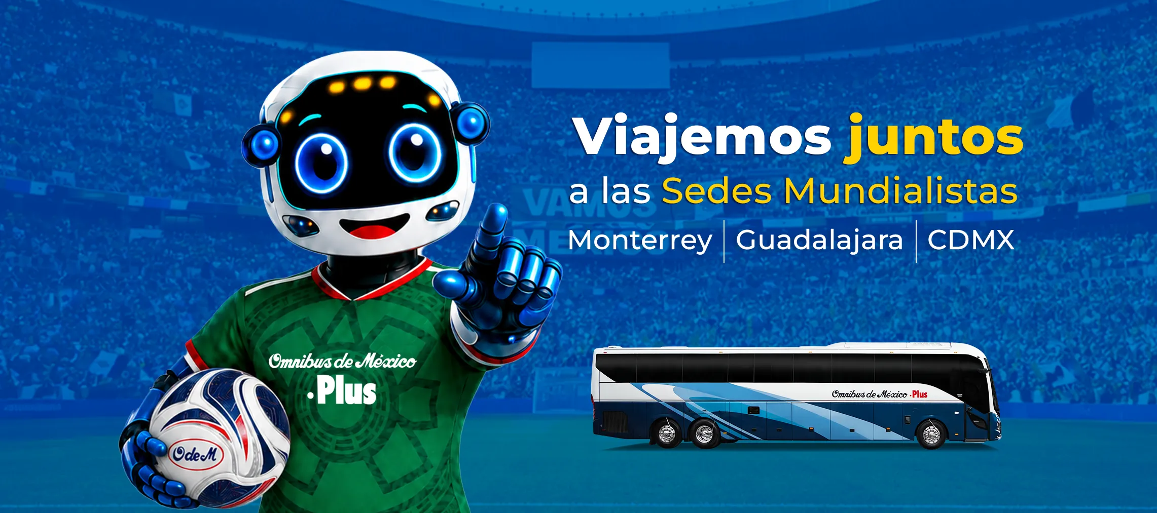 omnibus de mexico se prepara para el mundial de futbol 2026