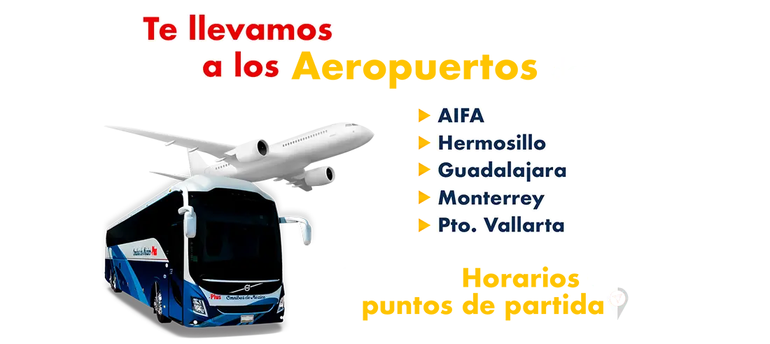 boleto de autobus al aeropuerto de monterrey guadalajara puerto vallarta y hermosillo