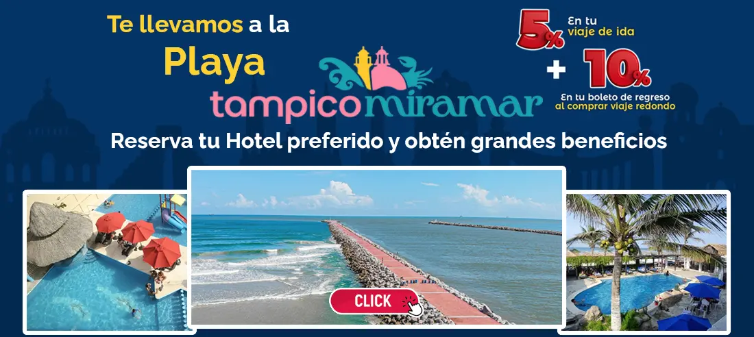 omnibus de mexico te lleva a playa miramar reserva tu hotel y obten grandes beneficios
